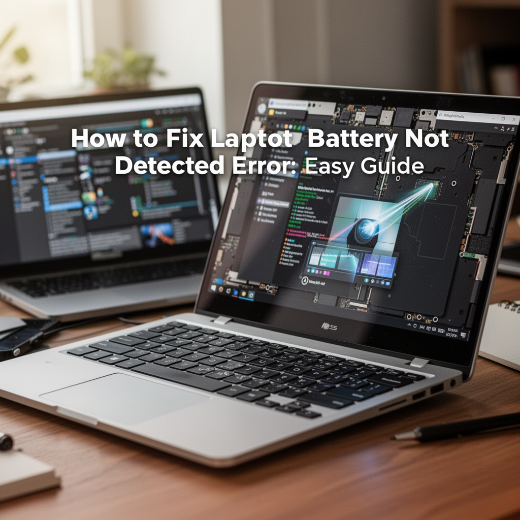 How to Fix Laptop Battery Not Detected Error: Easy Guide