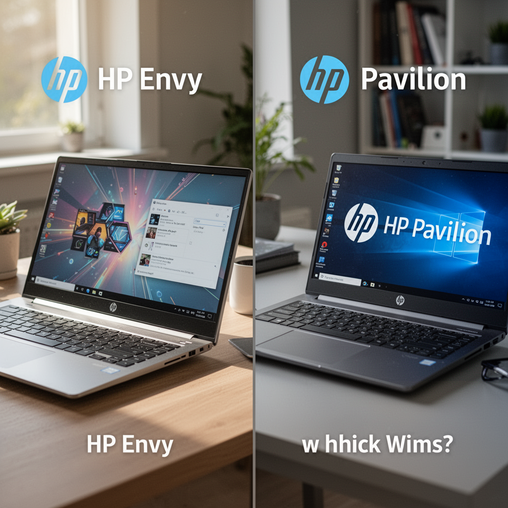 HP Envy vs HP Pavilion for Creative Work: Which Wins?